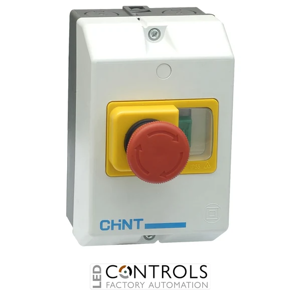 ns2-25-mc01 chint enclosure with emergency stop to fit ns2-25 frame