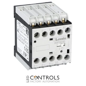 11BGP0901D125 - MINICONTACTOR 3P+1NC 9A AC3 DC REAR PIN