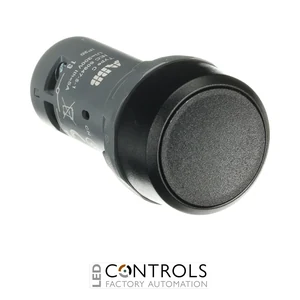 1SFA619100R1076 ABB CP1-10B-11 Black Momentary Compact Pushbutton 1NO + 1NC - image 3
