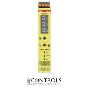 2TLA010070R0401 ABB SENTRY USR22P Configurable Safety Relay 24 V DC 2NO + 2NO Delayable