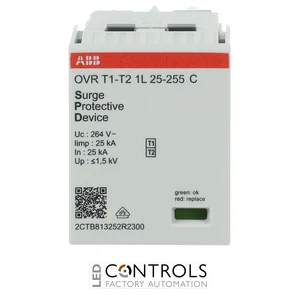 2CTB813252R2300 ABB OVR T1-T2 1L 25-255 C Replacement Surge Protection Cartridge