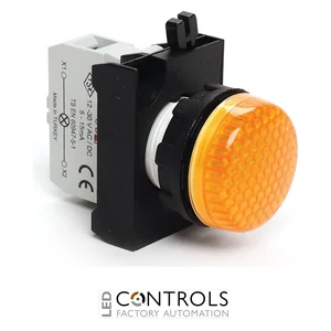 EMAS CP080XS EMAS CP SIGNAL ARMATURE WITH YELLOW LED 12 - 30 V AC/DC