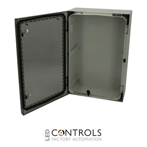 8121012N Fibox ARCA 604021T No MP Cabinet, Polycarbonate Transparent cover, 2-point locking, hinges on the long side, without mountingplate