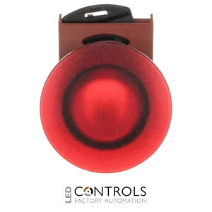 1SFA184561R9101 ABB P9MET4RL1 Red 40 mm Illuminated Maintained Mushroom Pushbutton