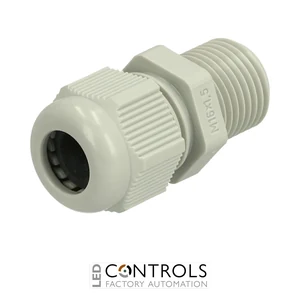 7016534 Fibox GPA M16-L Cable gland (IP 68 - 5 bar), M16x1,5 for cable 5-10 mm