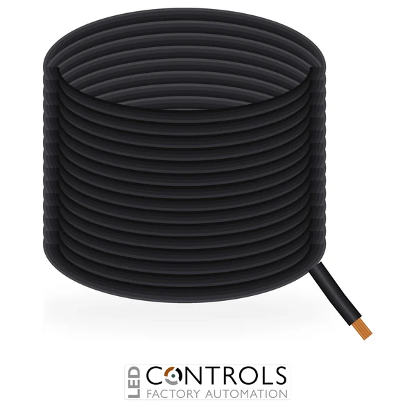 Clynder Tri-rated Panel Wire H05V2-K 1mm² Black – per metre