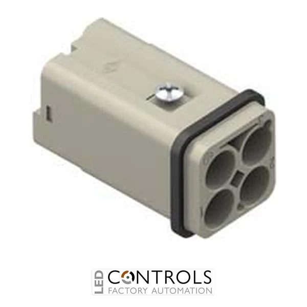 CQ4M03 Ilme Male insert 3 pole and earth 40 amp crimp Size 21.21