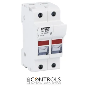 FB01D2PL - FUSE HOLDER 2P 10X38 1000V DC C/W IND.