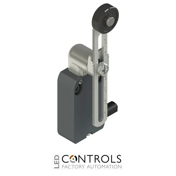 NF G222KP-DN2 Pizzato Modular prewired switch with adjustablelength straight metal revolving lever diam. 20 roller