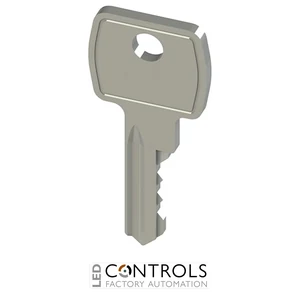 VE KE1A00-PY333 Pizzato Key for selectors and emergency pushbuttons EROUND series