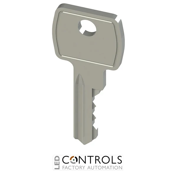 VE KE1A00-PY333 Pizzato Key for selectors and emergency pushbuttons EROUND series