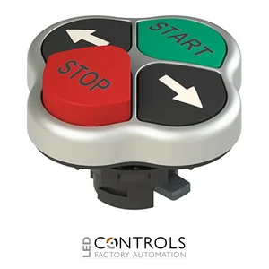 E2 1PQLA9QAAB Pizzato Quadruple pushbutton