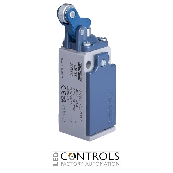 EMAS L51K13MIM411 EMAS L51 SERIES LIMIT SW. SNAP ACTION 1NC+1NO-METAL ROLLER