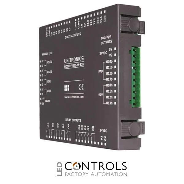 V200-18-E1B Unitronics IO MODULE,16/10 IN/RELAY OUT,ISO