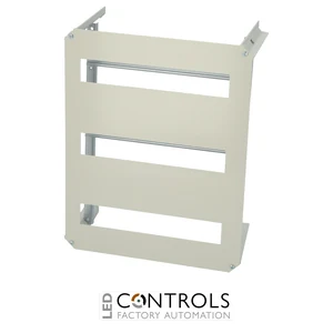 8120769 Fibox DRS ARCA 504021 DIN rail frame set 3 rows x 16 modules, for size 500x400x210