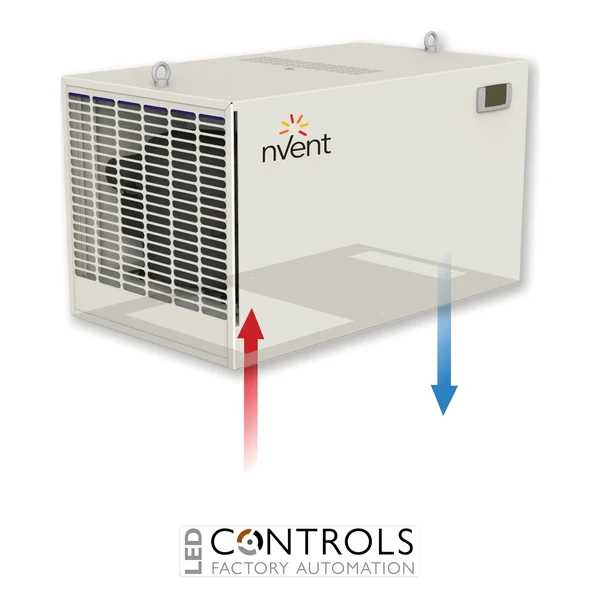 DEK08BTU9 nVent Hoffman Roof Mount Air Conditioner, 820 W, 230 V, 339x341x600 Stainless Steel, UL