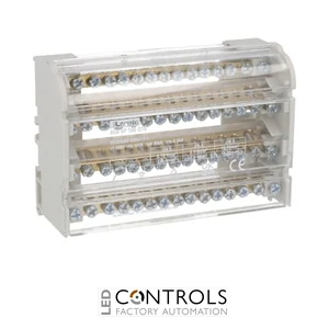 ACB4P100G15 - DIST BLOCK 4P 100A 15 TERMINALS