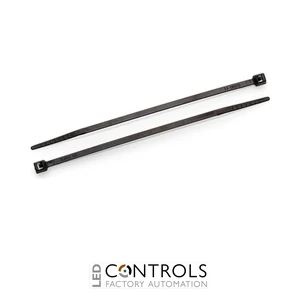 HFC100-UVB Partex Ultra Violet Resistant Black Cable Ties, 100mm x 2.5mm, Black, pack 100