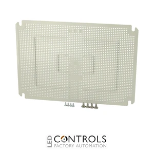 3770103 Fibox MPI EKP 3828 Multiperforated plastic mounting plate
