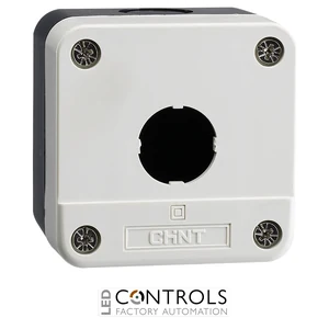 np2-b1 chint 1 station push button 22mm enclosure grey