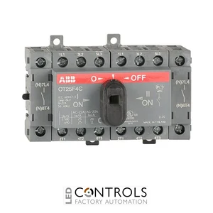 ABB ot25f4c 25 amp 4 pole change-over switch