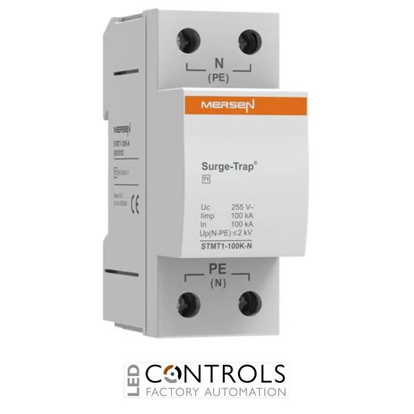 Mersen Surge Protector Type 1 SPD 1 Pole Neutral 100KA N-PE