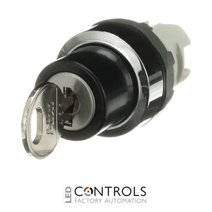 1SFA611281R3001 ABB M2SSK2-301 2-Position Maintained Key Selector Switch - image 2