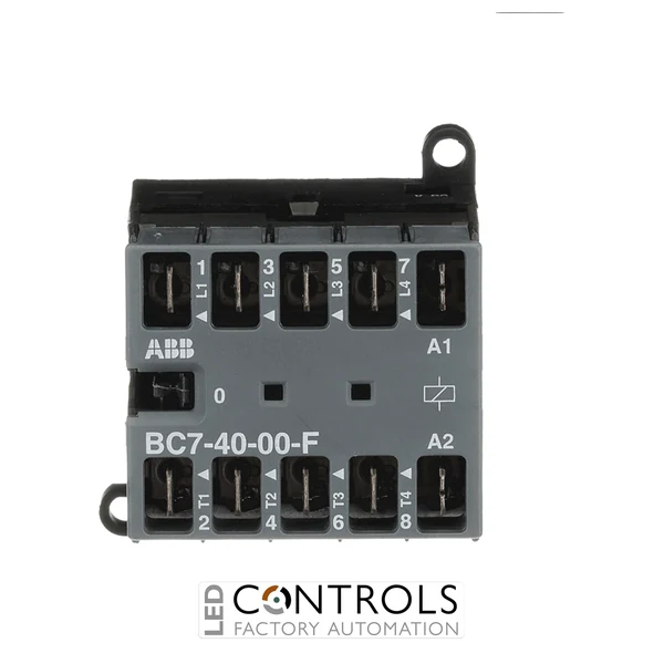 GJL1313203R0001 ABB BC7-40-00-F-01 ABB BC7-40-00-F-01 4 Pole Mini Contactor Relay 7A No Auxiliary Contacts 24V AC Coil Front Mounted