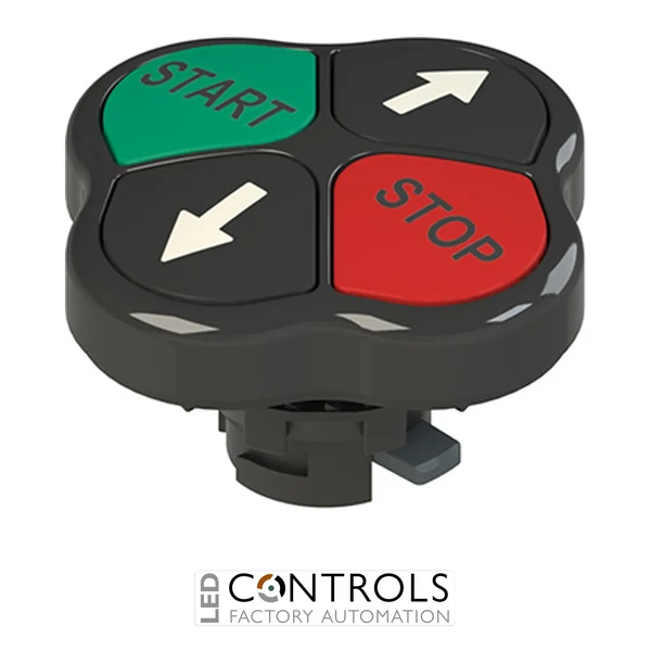 E2 1PQFA1QAAH Pizzato Quadruple pushbutton