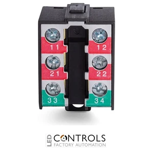EMAS LK20K25 EMAS LIMIT SWITCH CONTACT BLOCK SLOW ACTION 2NC-1NO