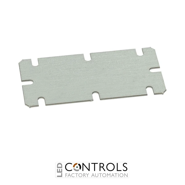 5514076 Fibox MIV 100 Mounting plate (Galvanized steel), for enclosures: 130x80x35-130x80x125