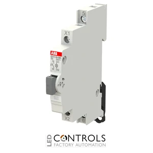 2CCA703160R0001 ABB E217-16-10B Pushbutton 1NO 16 A White LED - image 2