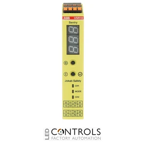 2TLA010070R0001 ABB SENTRY USR10P Configurable Safety Relay 24 V DC 3NO + 1NC