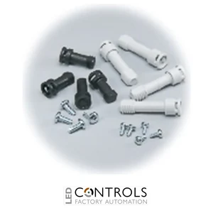 6330001 Fibox MBS BLL Black screw set, Low cover (10/13 mm) Low base (25 mm)