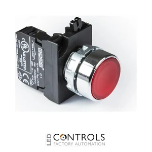 EMAS CM100DK EMAS CM FLUSH PUSH BUTTON 1NO RED WITH NUT