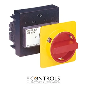 Ilme ZQE323 Isolator switch 32amp 3 pole (red/yellow)