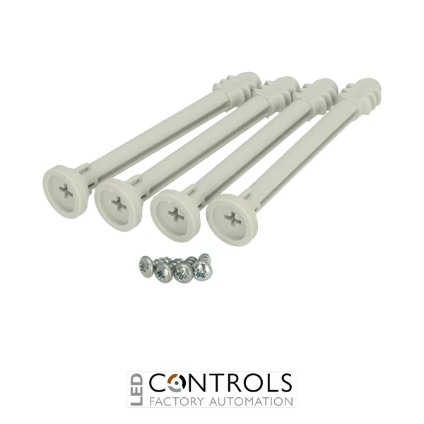 3544563 Fibox CS 10563-4 Set of 4 cross head screws for 80 mm cover