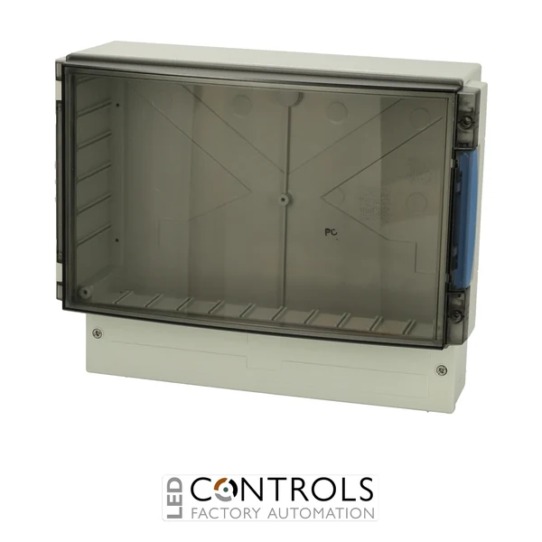 7585019 Fibox ABS 30/25-3 Enclosure, ABS Smoked transparent hinged cover