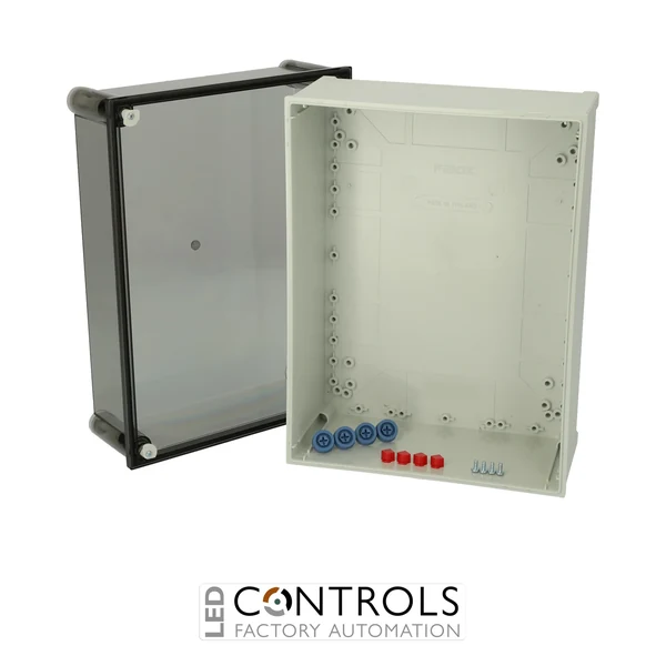 8113158 Fibox CAB PCQ 403023 T Enclosure, Polycarbonate Smoked transparent cover