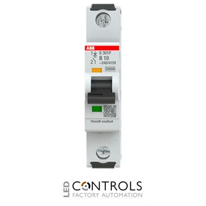 2CDS381001R0105 ABB S301P-B10 Miniature Circuit Breaker - 1P - B - 10 A - image 2