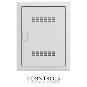 2CPX031390R9999 ABB UK620MV UK600 Flush-Mounted Ventilated Multimedia Enclosure 2 Row 24 Module RAL 9016 IP30