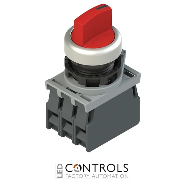 E2 AC-DXBC1816 Pizzato Complete unit with illuminated selector, fixing adapter and contacts