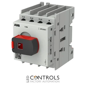1SCA163443R1001 ABB OT25G1-4MQN2 Switch-disconnector OT Plus 25 A, size G1, 4-pole, incl. handle, - image 3