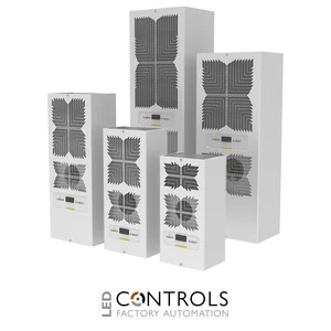 EMO60MME9 nVent Hoffman Vertical Outdoor Air Conditioner, 5800W, 400V Stainless Steel, 2000x800x387