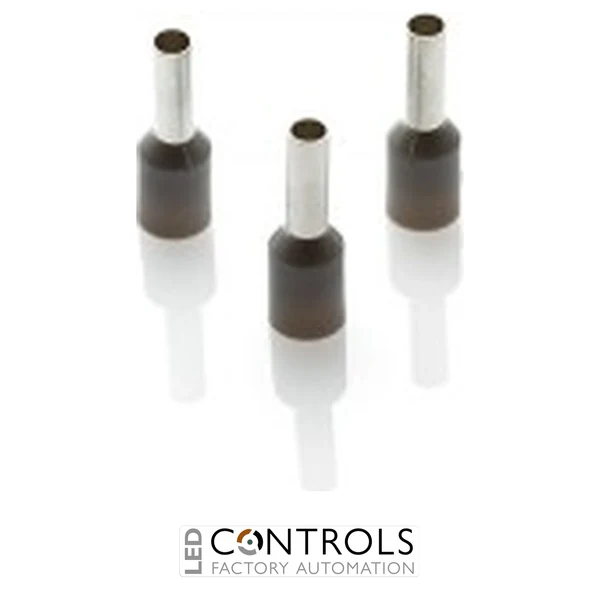 CEF409G(1000) Partex FERRULE 4.0MM GREY SINGLE (1000)