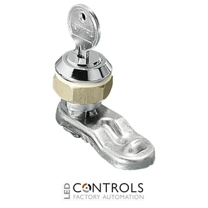 SZ2530.000 Rittal Cam lock die-cast nickel-plated with lock cylinder insert Lock no. 3524 E