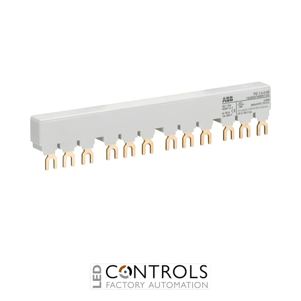 PS1-4-0-65 3-phase busbar for 4 MS116 / MS132, Ie=65A