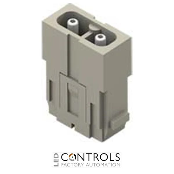 CX024AM Ilme Male modular unit 2 pole 40 amp screw (2.5-8 sq.mm)