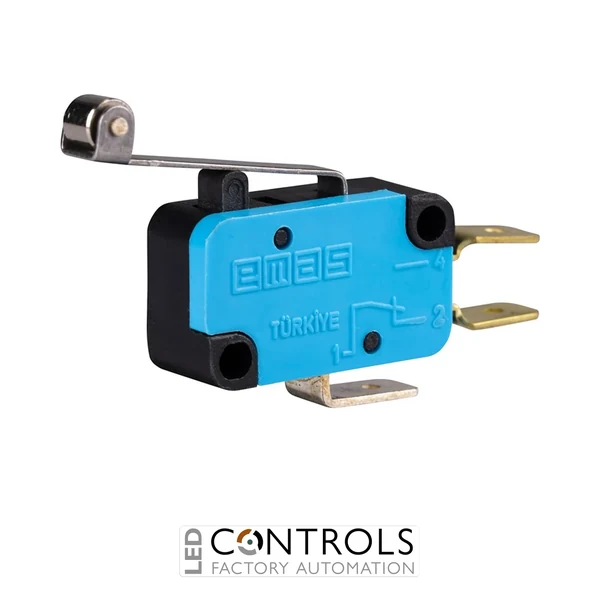 EMAS MK1MIM2 EMAS MICRO SWITCH - LONG MT. HINGE ROLLER LEVER METAL 1CO