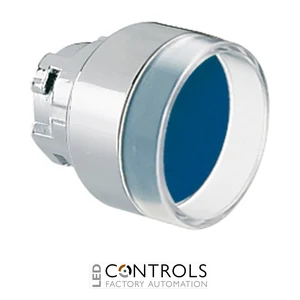8LM2TB306 - BLUE SHROUDED BUTTON ACTUATOR